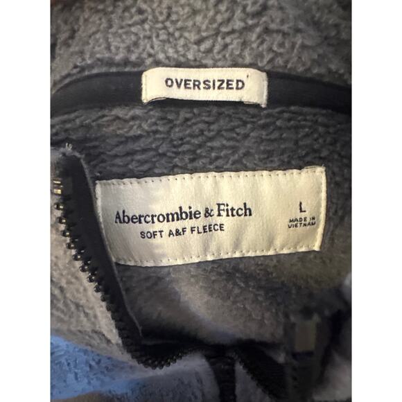Abercrombie & Fitch Fleece Hoodie Size Large - Picture 6 of 7